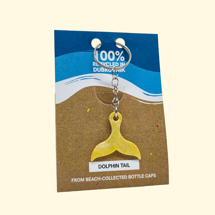 Dolphin Tail Keychain - Sunburst