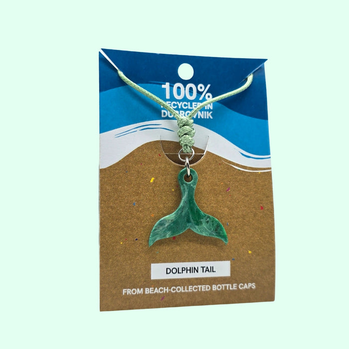 Dolphin Tail Necklace - Algae Drift