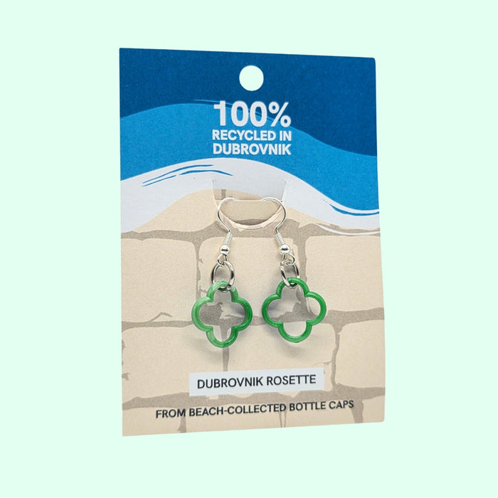 Dubrovnik Rosette Earrings - Algae Drift / 1.5 × 1.5 cm