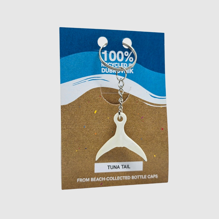 Tuna Tail Keychain - Sea Foam