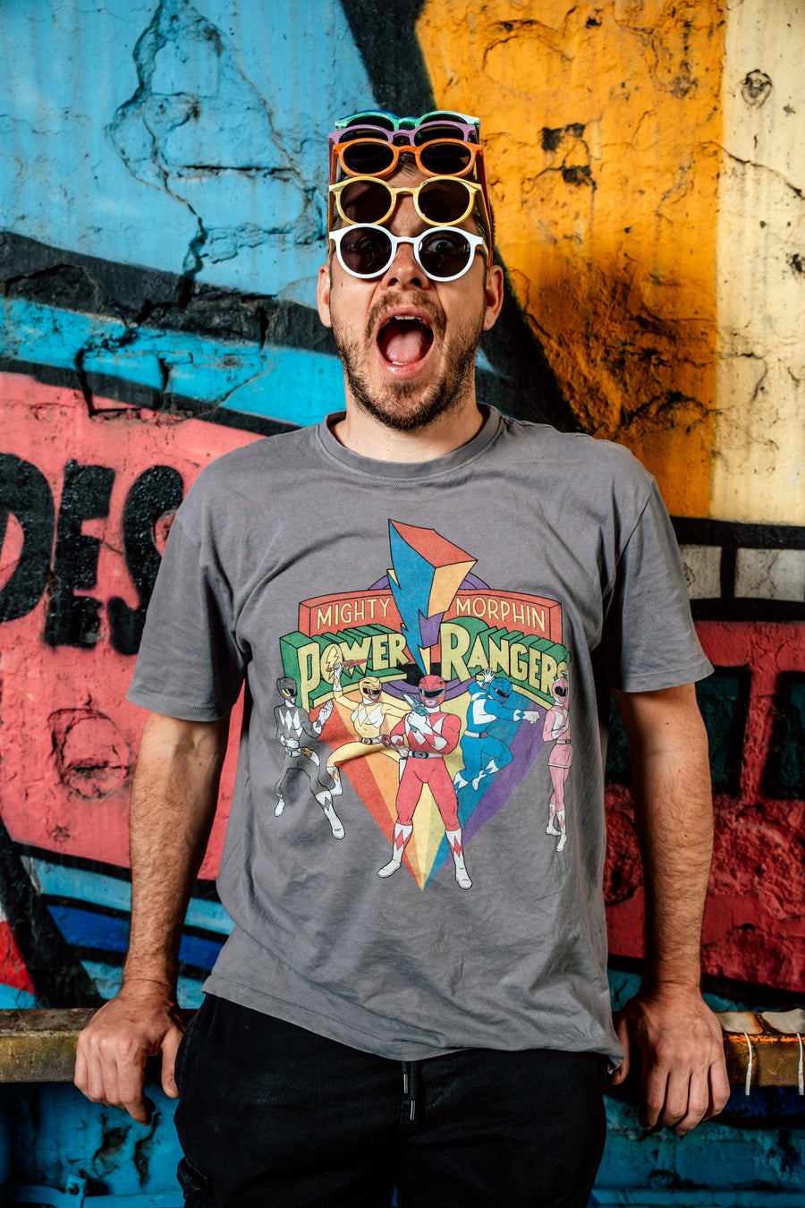 Person wearing Floaties recycled sunglasses