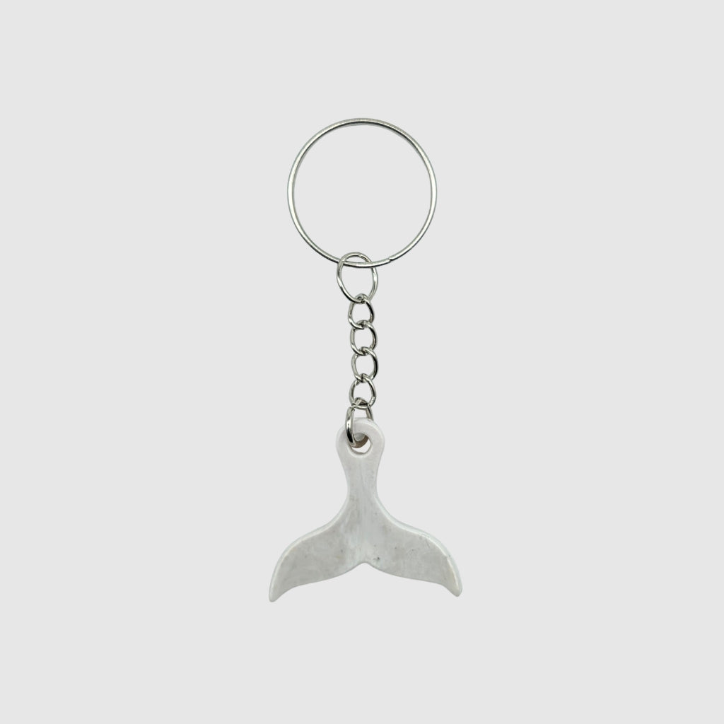 Dolphin Tail Keychain Sea Foam
