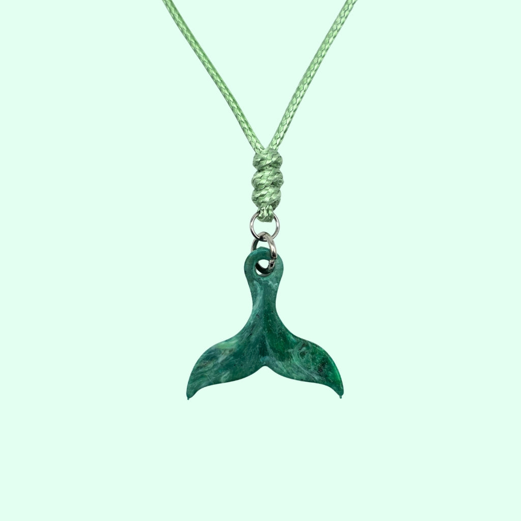 Dolphin Tail Necklace Algae Drift