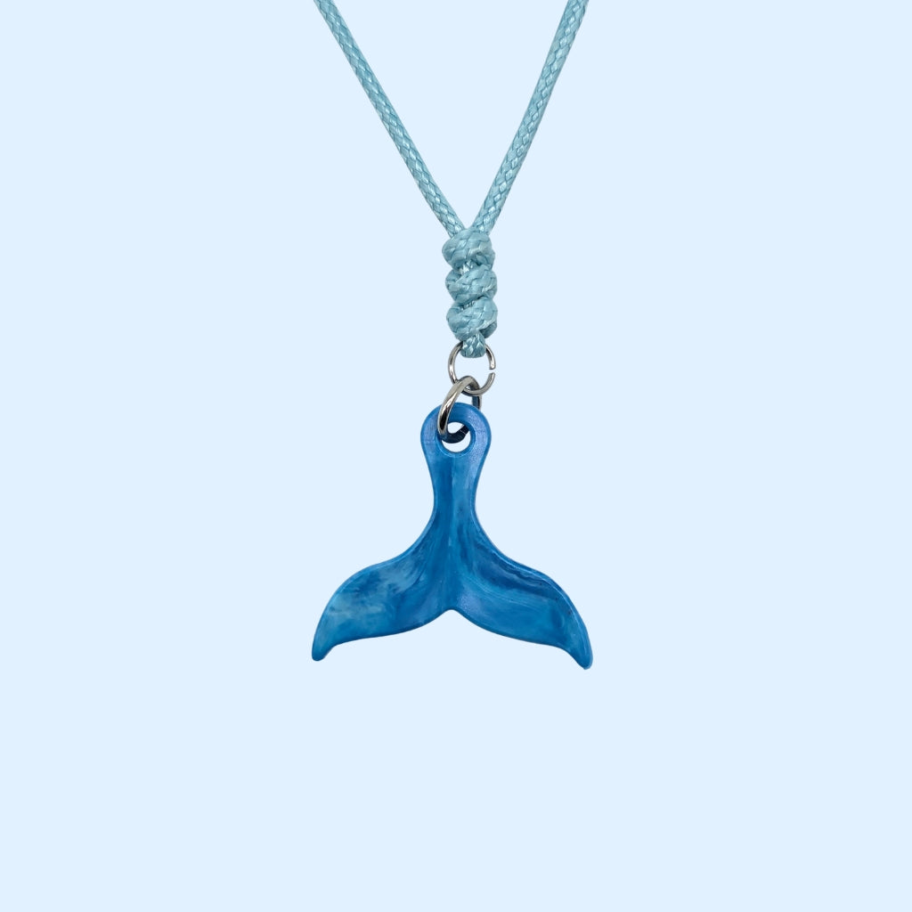 Dolphin Tail Necklace Blue Lagoon