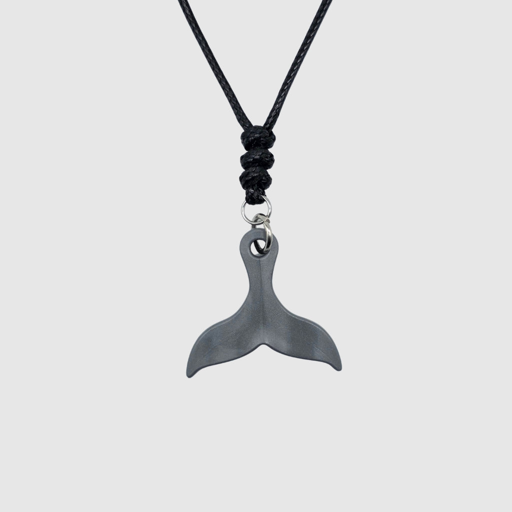 Dolphin Tail Necklace Onyx