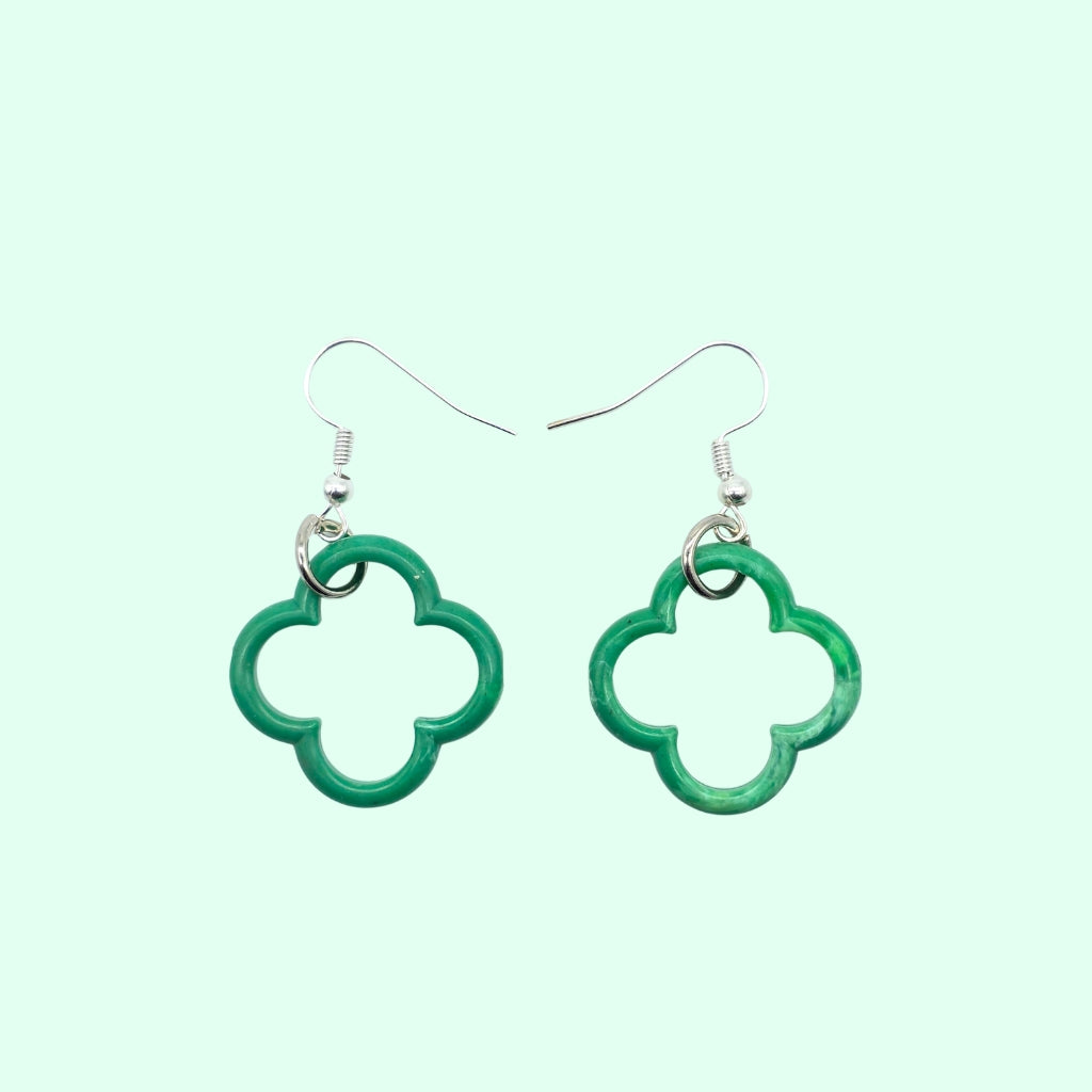 Dubrovnik Rosette Earrings Algae Drift