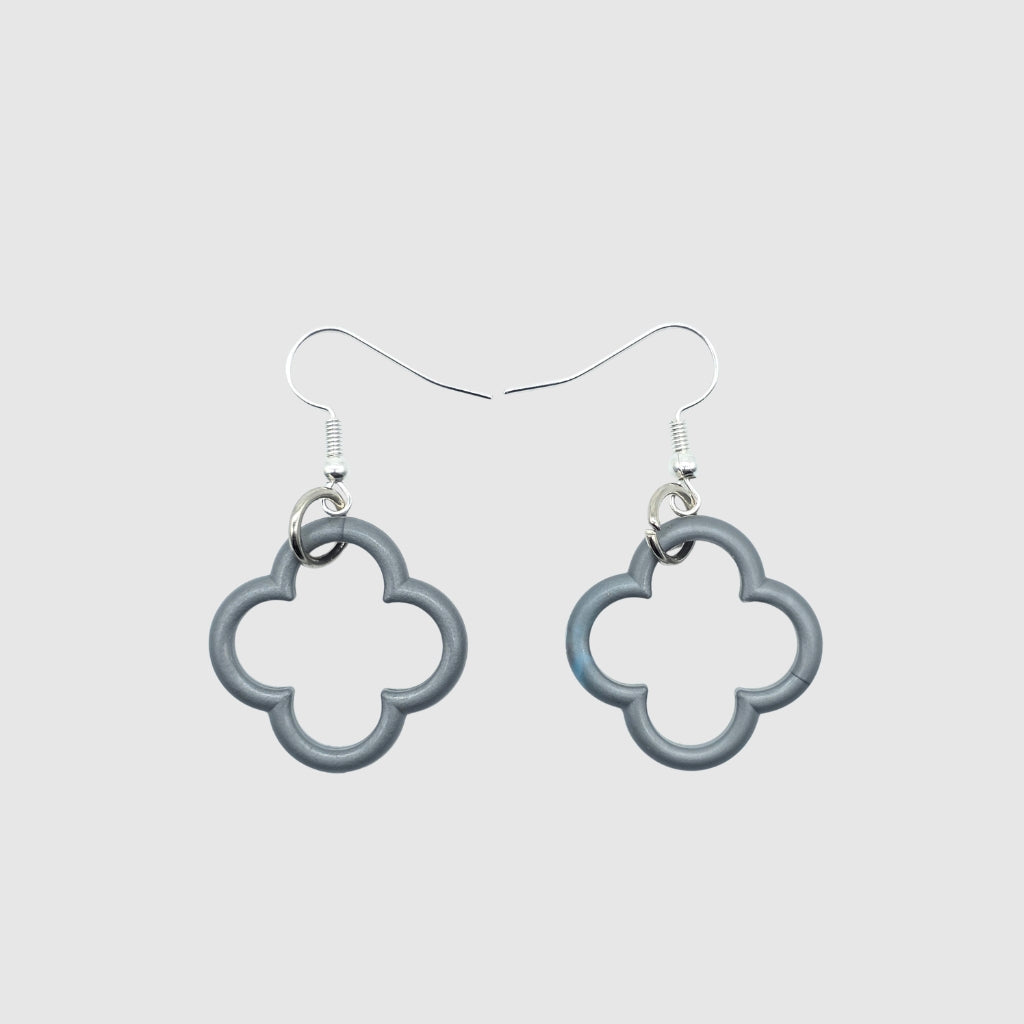 Dubrovnik Rosette Earrings Onyx