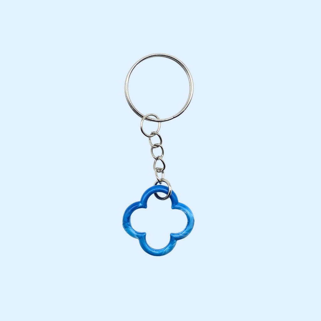 Dubrovnik Rosette Keychain Blue Lagoon