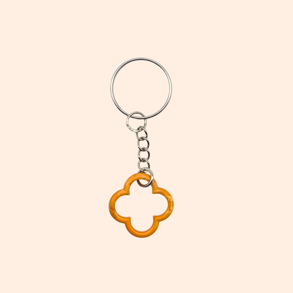 Dubrovnik Rosette Keychain Coral Blaze