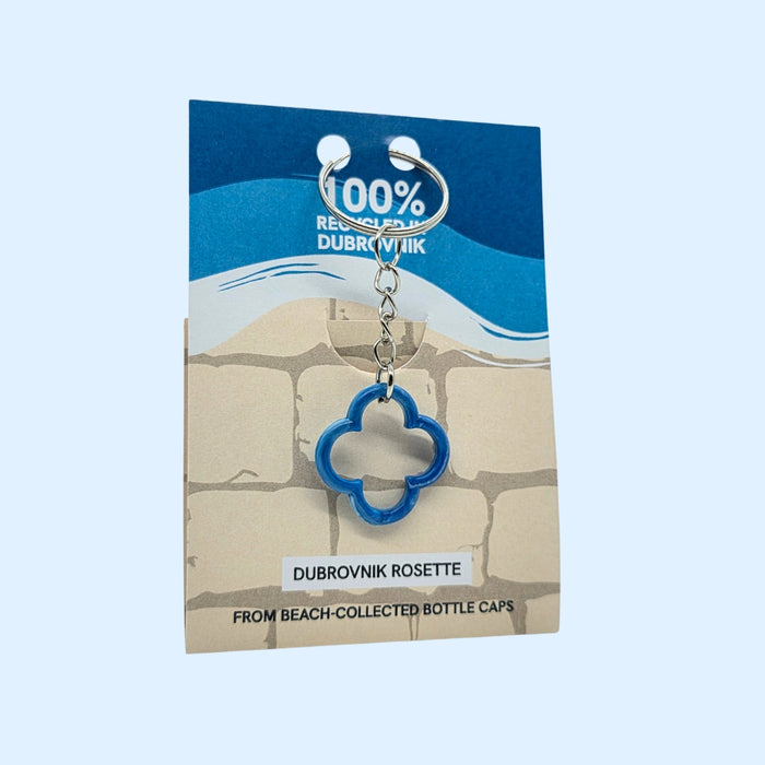 Dubrovnik Rosette Keychain - Blue Lagoon