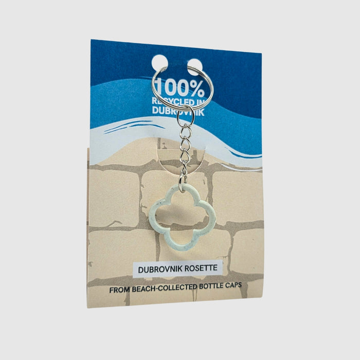 Dubrovnik Rosette Keychain - Sea Foam