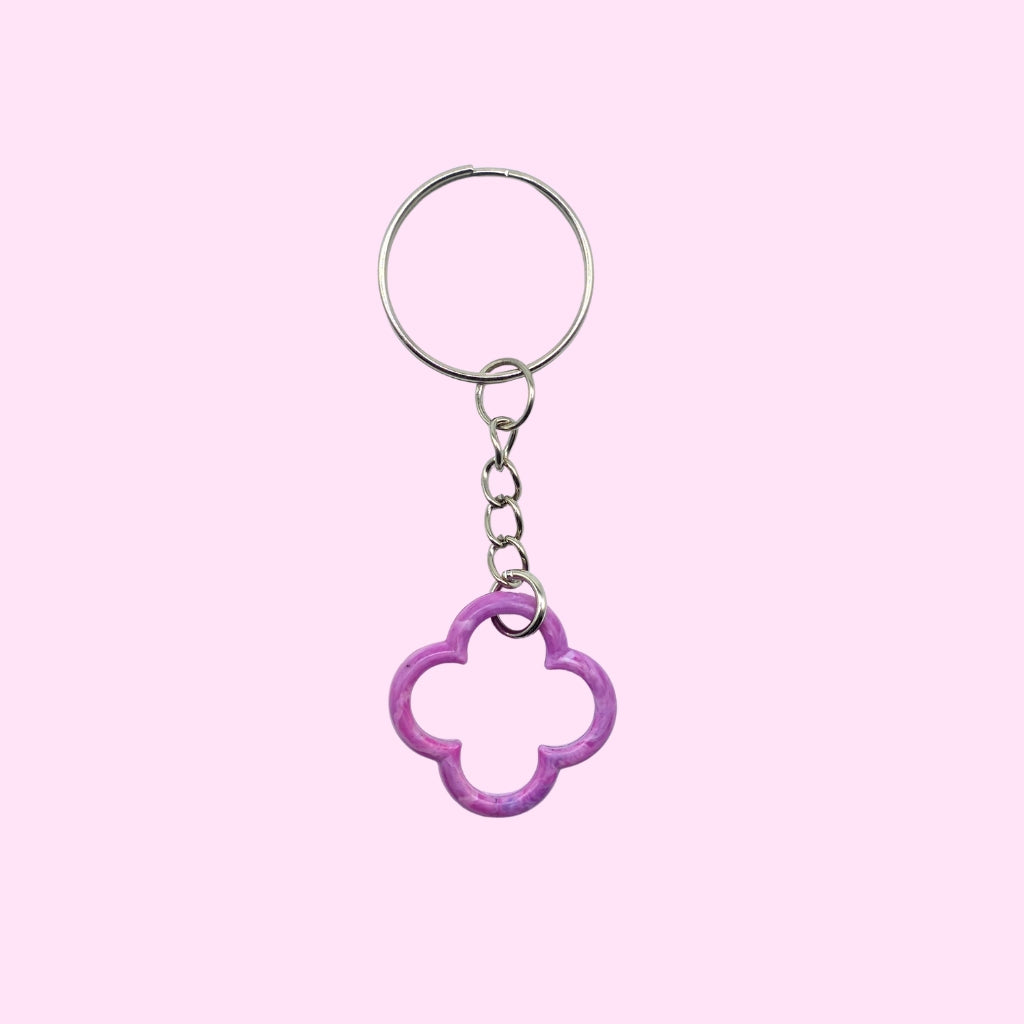 Dubrovnik Rosette Keychain Pink Shell