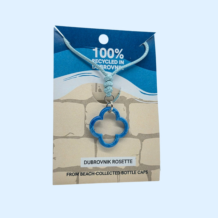 Dubrovnik Rosette Necklace - Blue Lagoon
