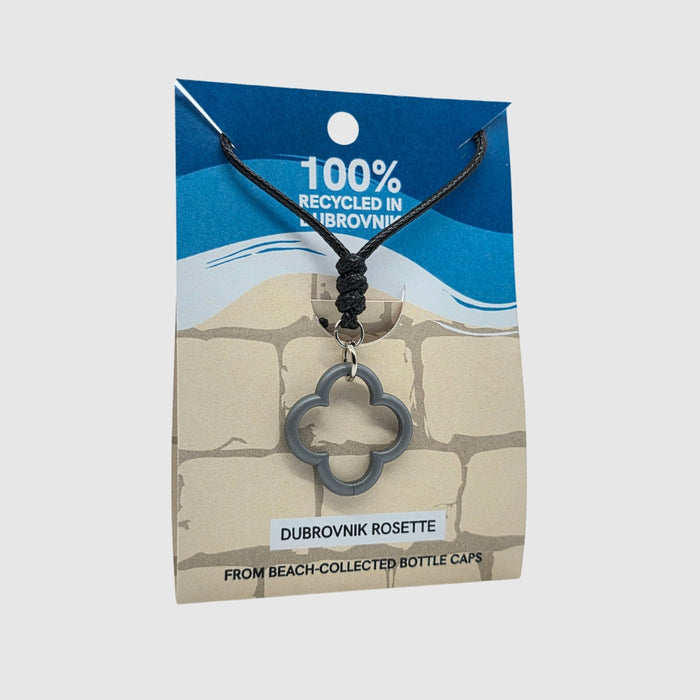 Dubrovnik Rosette Necklace - Onyx