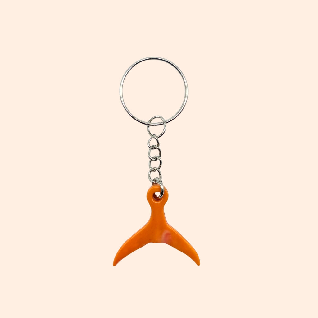 Tuna Tail Keychain Coral Blaze