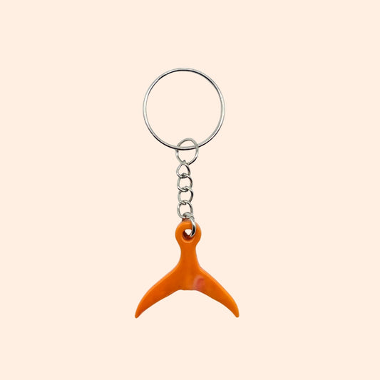 Tuna Tail Keychain Coral Blaze