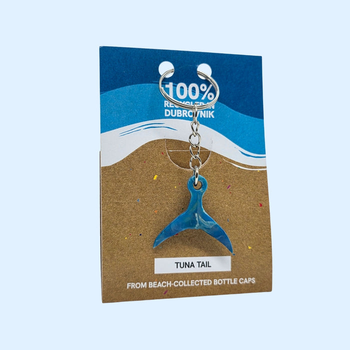 Tuna Tail Keychain - Blue Lagoon
