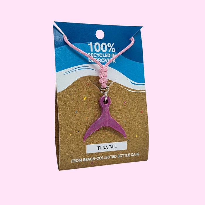 Tuna Tail Necklace - Pink Shell