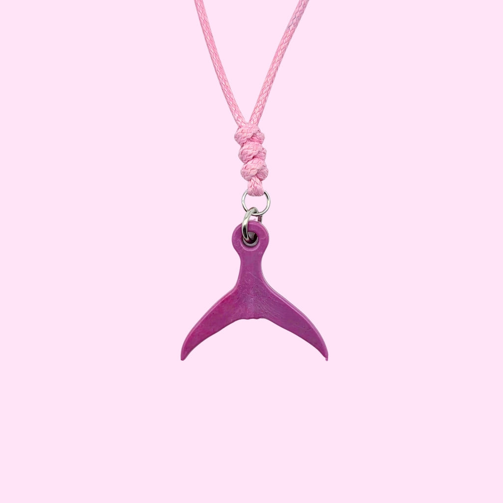 Tuna Tail Necklace Pink Shell